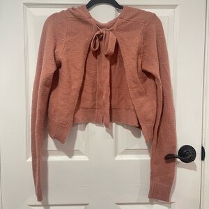 Forever 21 Bow Tie Cardigan Pull over color Muave